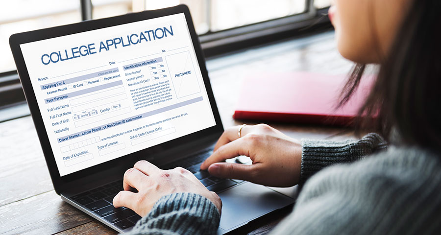 School Application Form Academic Concept